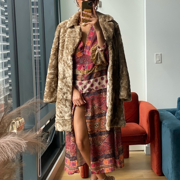 Zara PATCHWORK PRINT MIDI DRESS - Picture 14 of 15